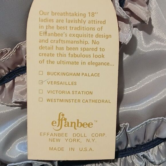 Vintage Effanbee Doll The Age Of elegance 18ins Tall - Picture 5 of 10